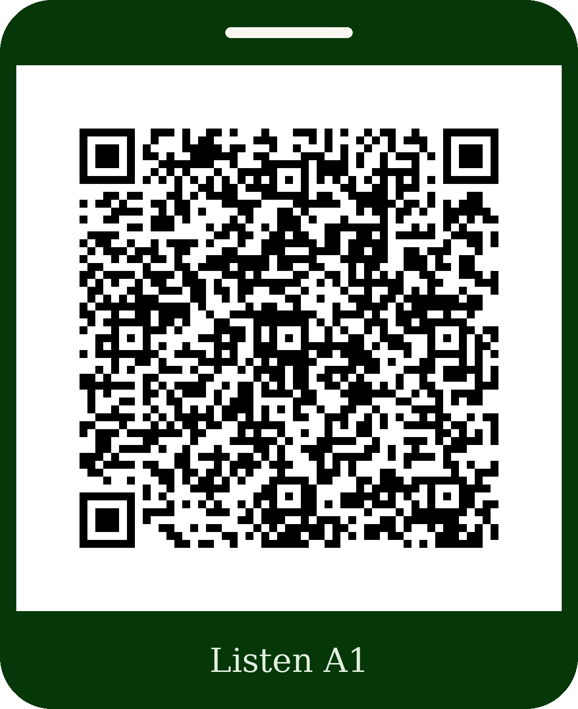 Código QR — audio en Google Drive