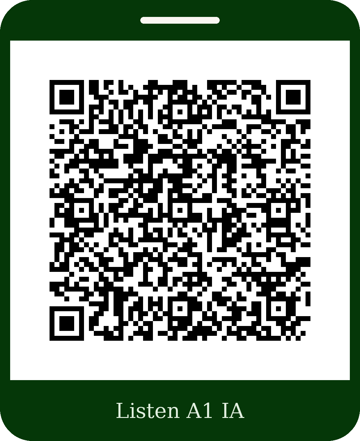 Código QR — audio en Google Drive